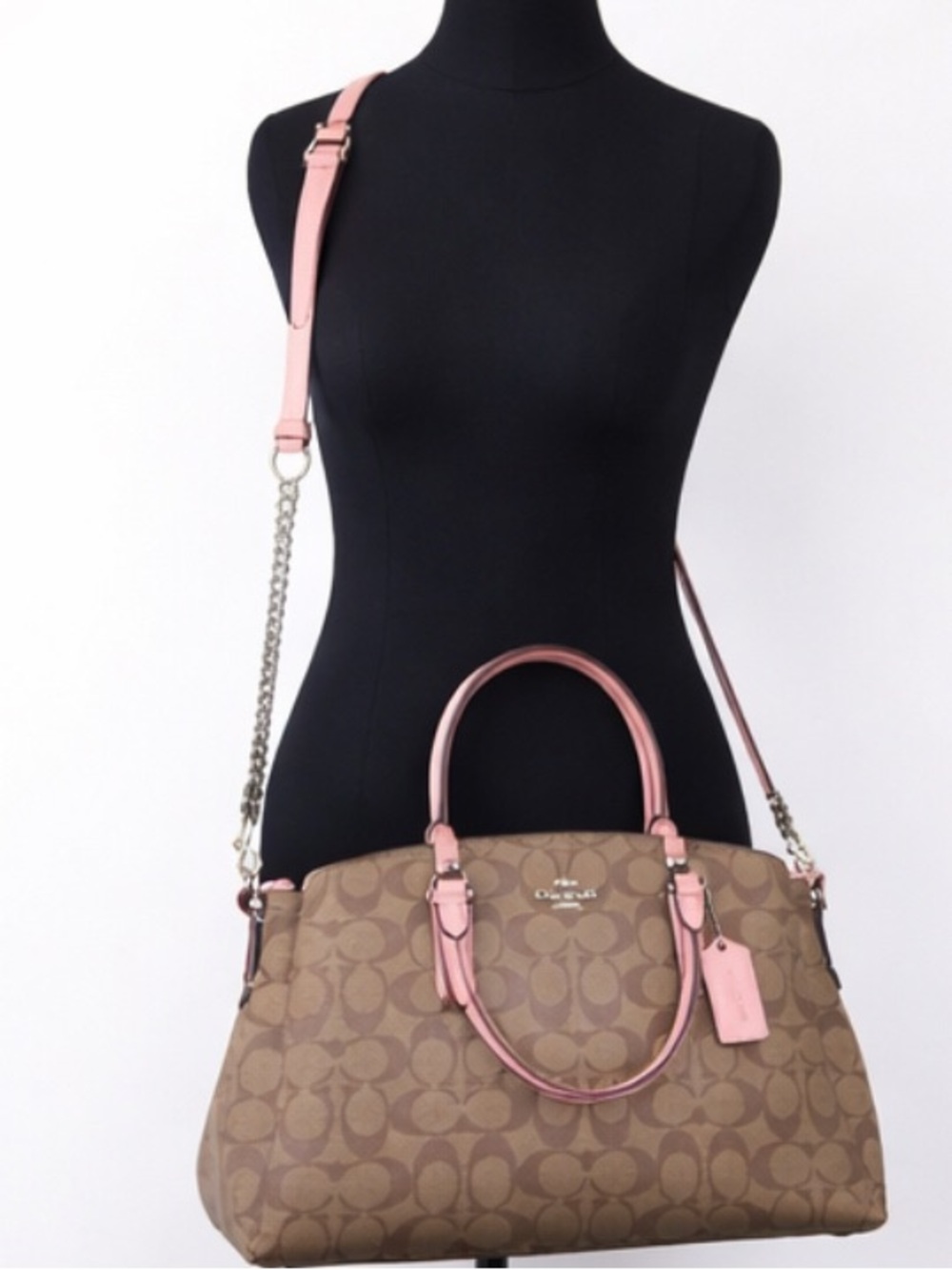 Coach Sage Carryall Signature Canvas Satchel - Perfect Condition Worn Once. - Picture 2 of 7